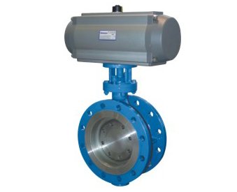 D643H氣動法蘭連接金屬密封蝶閥